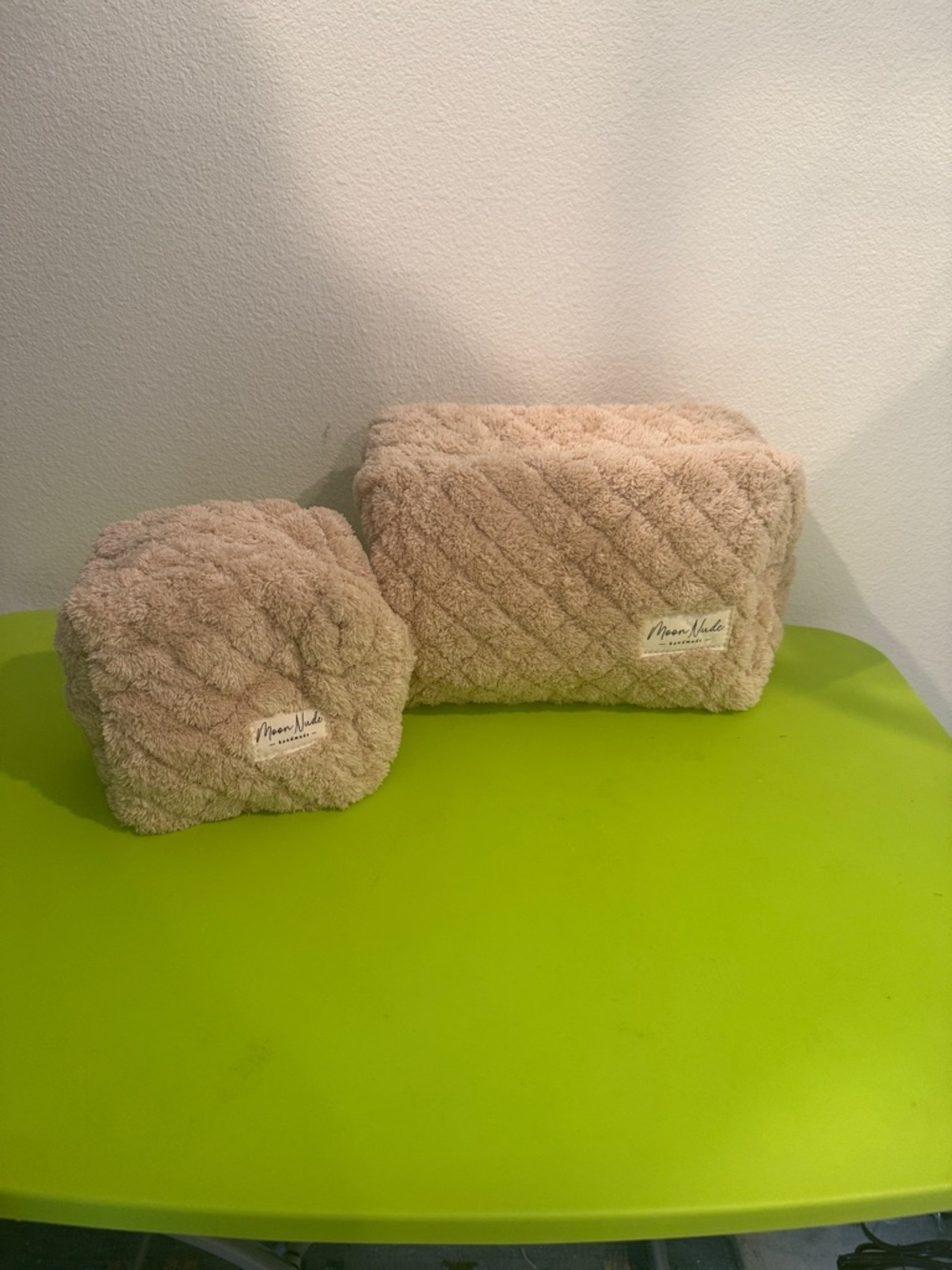 Moon Nude Teddy Large and Mini Makeup Bag